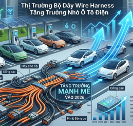 Thị Trường Bộ Dây Wire Harness Tăng Trưởng Nhờ Ô Tô Điện